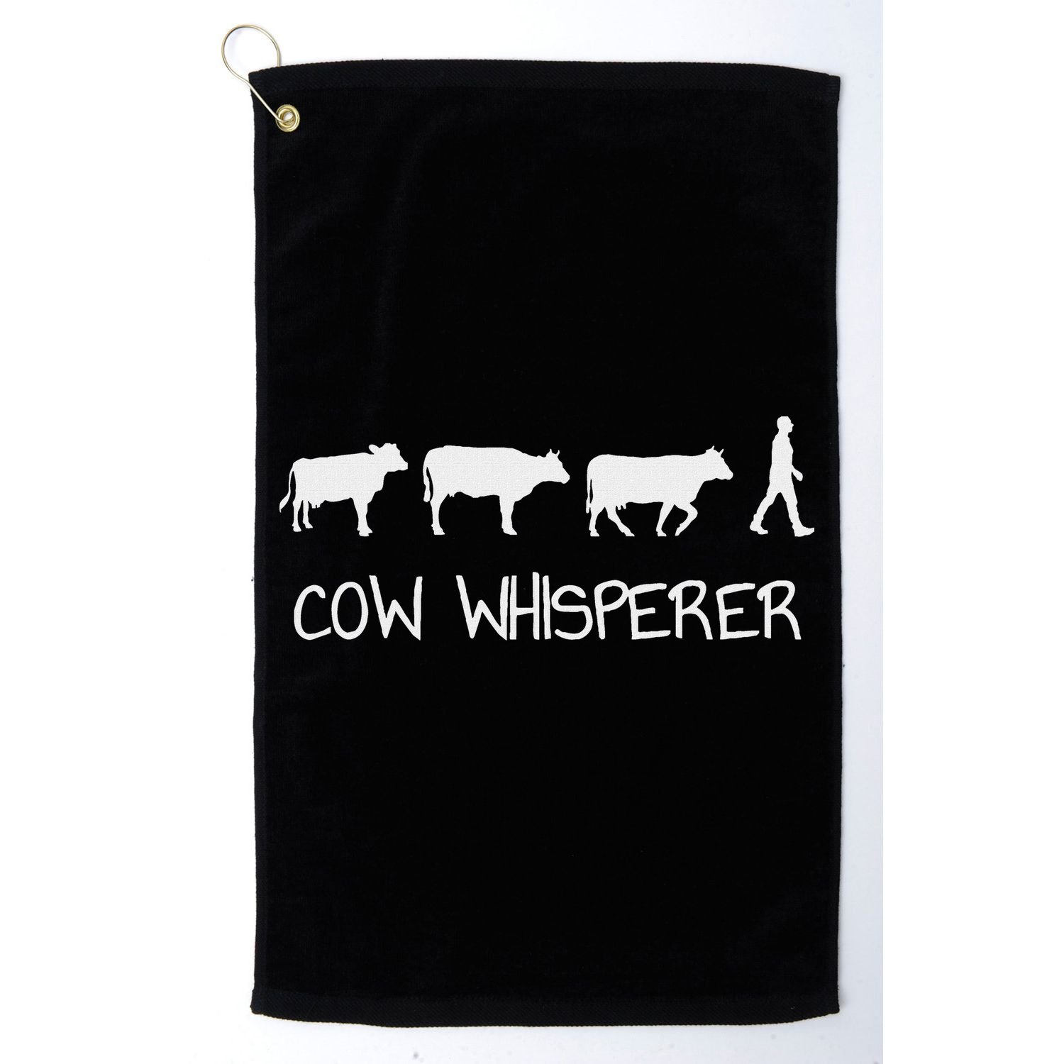 Cow Whisperer Golf Towel