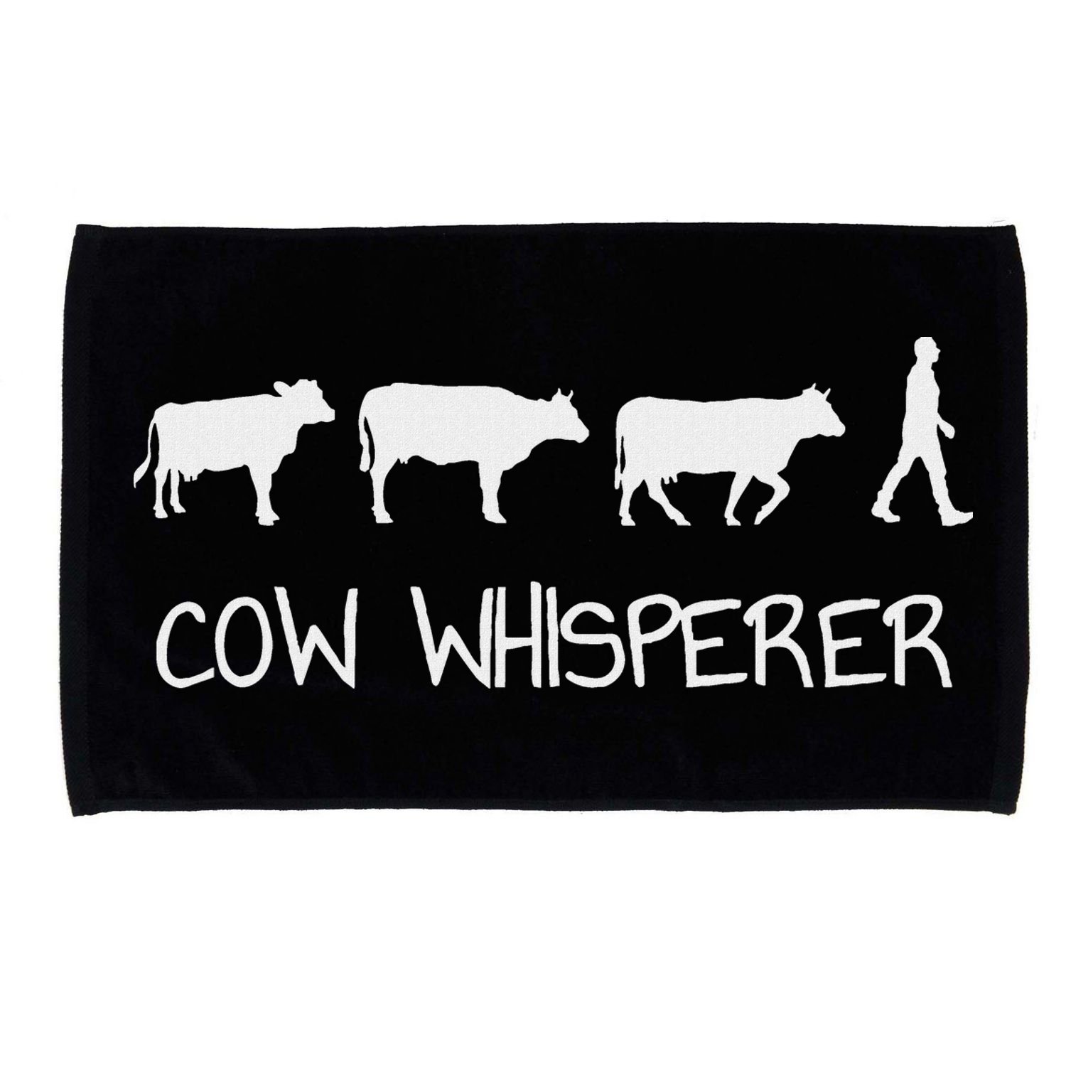 Cow Whisperer Microfiber Hand Towel