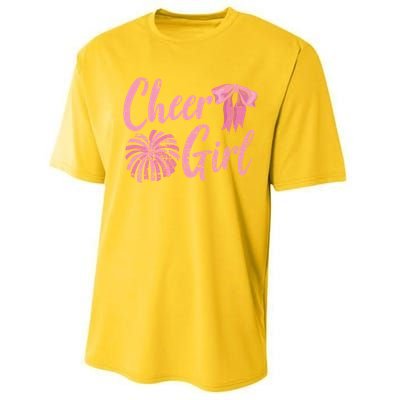 Cheering Women Cheer Girls Cheerleading Cheerleader Gift Performance Sprint T-Shirt