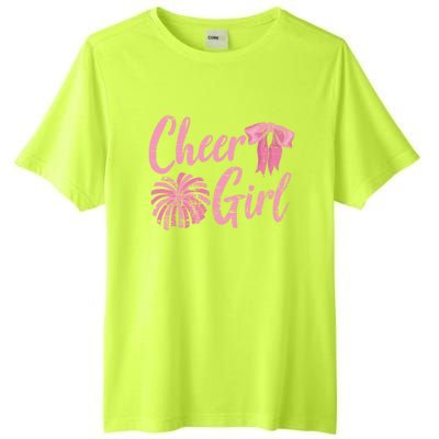 Cheering Women Cheer Girls Cheerleading Cheerleader Gift Tall Fusion ChromaSoft Performance T-Shirt