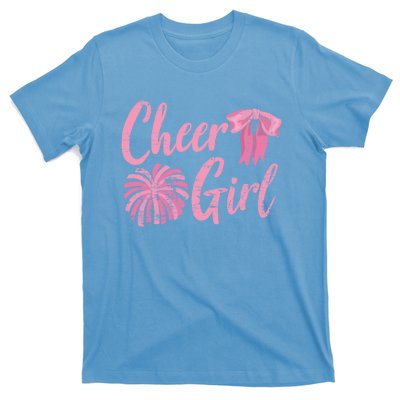 Cheering Women Cheer Girls Cheerleading Cheerleader Gift T-Shirt