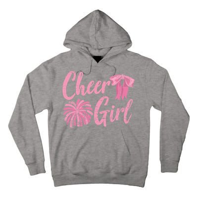 Cheering Women Cheer Girls Cheerleading Cheerleader Gift Tall Hoodie