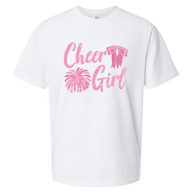 Cheering Women Cheer Girls Cheerleading Cheerleader Gift Sueded Cloud Jersey T-Shirt