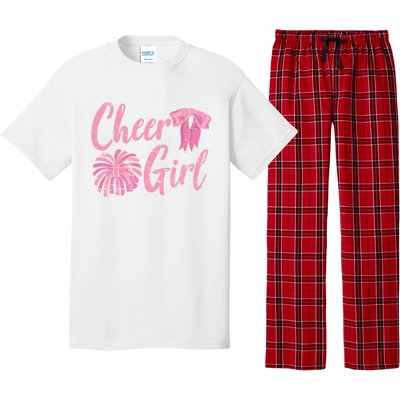 Cheering Women Cheer Girls Cheerleading Cheerleader Gift Pajama Set