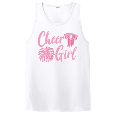 Cheering Women Cheer Girls Cheerleading Cheerleader Gift PosiCharge Competitor Tank