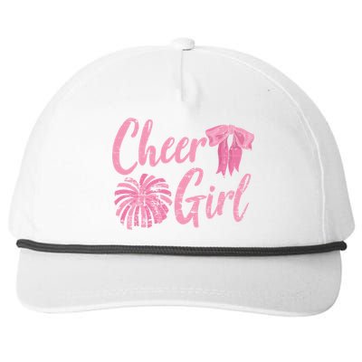 Cheering Women Cheer Girls Cheerleading Cheerleader Gift Snapback Five-Panel Rope Hat