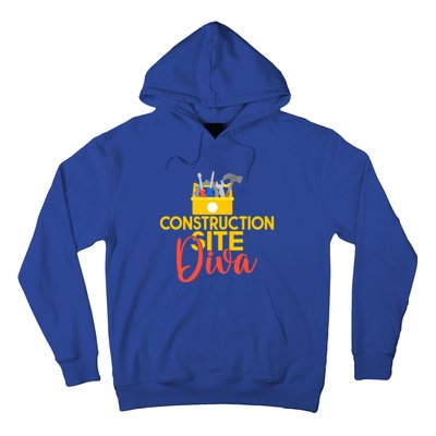 Construction Worker Construction Site Diva Gift Hoodie