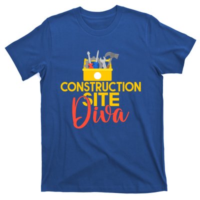 Construction Worker Construction Site Diva Gift T-Shirt