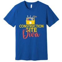 Construction Worker Construction Site Diva Gift Premium T-Shirt