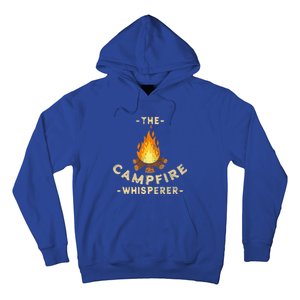 Campfire Whisperer Camping Pun Camper Campfire Funny Gift Hoodie