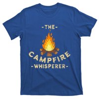 Campfire Whisperer Camping Pun Camper Campfire Funny Gift T-Shirt