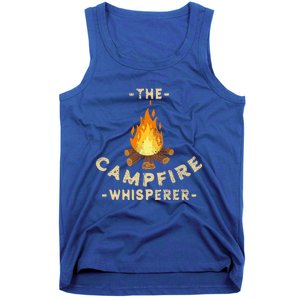 Campfire Whisperer Camping Pun Camper Campfire Funny Gift Tank Top