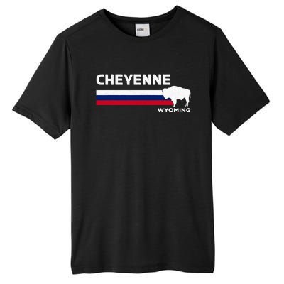 Cheyenne Wyoming Tall Fusion ChromaSoft Performance T-Shirt