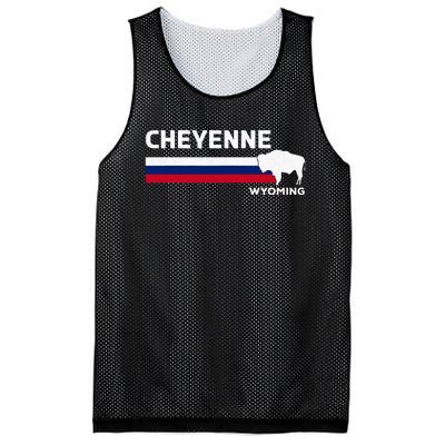 Cheyenne Wyoming Mesh Reversible Basketball Jersey Tank