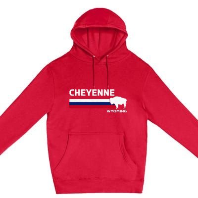 Cheyenne Wyoming Premium Pullover Hoodie