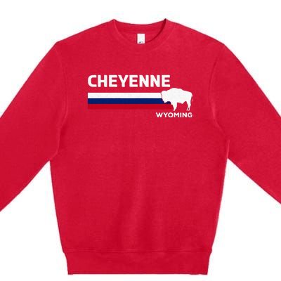 Cheyenne Wyoming Premium Crewneck Sweatshirt