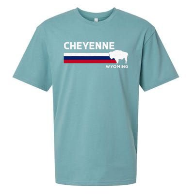 Cheyenne Wyoming Sueded Cloud Jersey T-Shirt