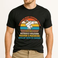 Chicken Wing Chicken Wing Hot Dog Bologna Macaroni Cooling Performance Crew T-Shirt