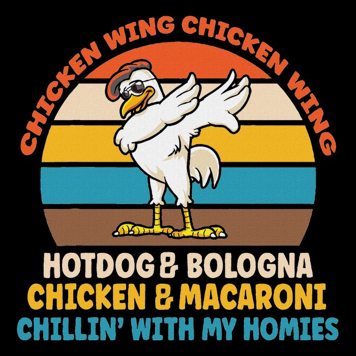 Chicken Wing Chicken Wing Hot Dog Bologna Macaroni Cooling Performance Crew T-Shirt