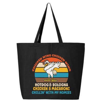 Chicken Wing Chicken Wing Hot Dog Bologna Macaroni 25L Jumbo Tote