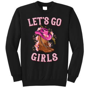 Cute Western Cow Country Western Rodeo LetS Go Girl Sweatshirt