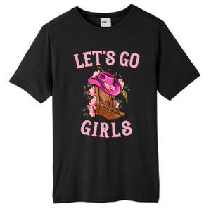 Cute Western Cow Country Western Rodeo LetS Go Girl Tall Fusion ChromaSoft Performance T-Shirt