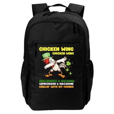 Chicken Wing Chicken Wing Song Hot Dog Bologna St Pattys Day Daily Commute Backpack