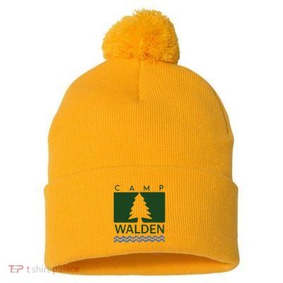 Camp Walden Pom Pom 12in Knit Beanie
