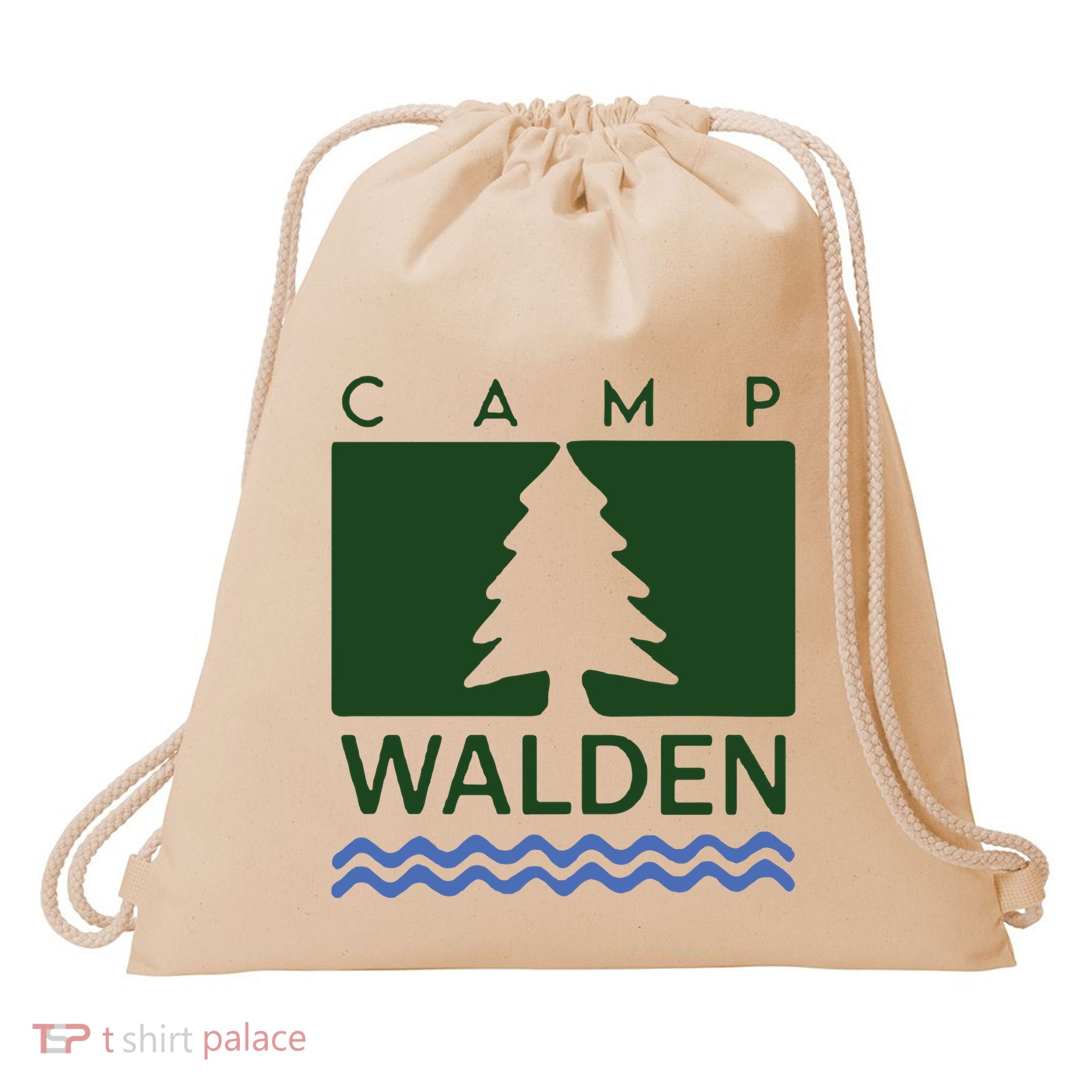 Camp Walden Drawstring Bag