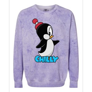 CHILLYS WILLY CARTOON funny animal Colorblast Crewneck Sweatshirt