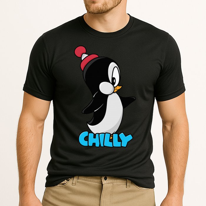 CHILLYS WILLY CARTOON funny animal Cooling Performance Crew T-Shirt