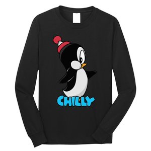 CHILLYS WILLY CARTOON funny animal Long Sleeve Shirt