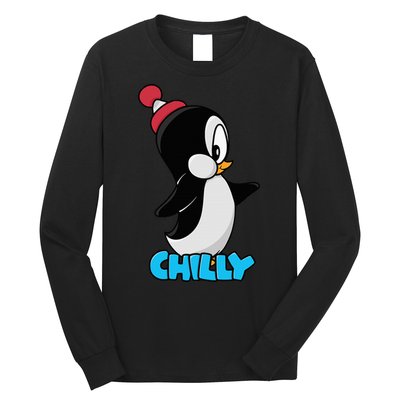 CHILLYS WILLY CARTOON funny animal Long Sleeve Shirt