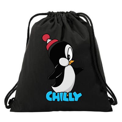 CHILLYS WILLY CARTOON funny animal Drawstring Bag