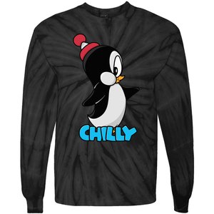 CHILLYS WILLY CARTOON funny animal Tie-Dye Long Sleeve Shirt