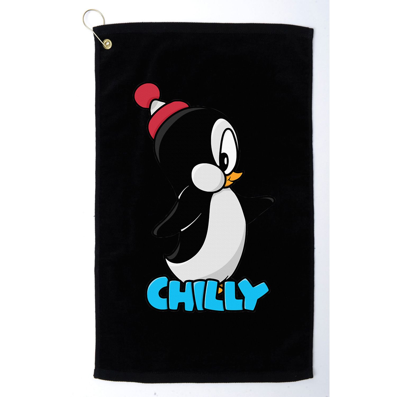 CHILLYS WILLY CARTOON funny animal Golf Towel