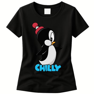 CHILLYS WILLY CARTOON funny animal Womens T-Shirt