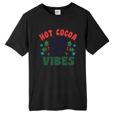 Cool Winter Christmas Hot Cocoa Vibes Tall Fusion ChromaSoft Performance T-Shirt