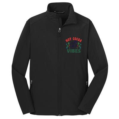 Cool Winter Christmas Hot Cocoa Vibes Core Soft Shell Jacket