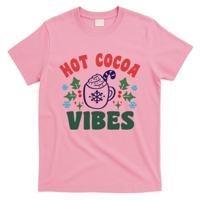 Cool Winter Christmas Hot Cocoa Vibes T-Shirt