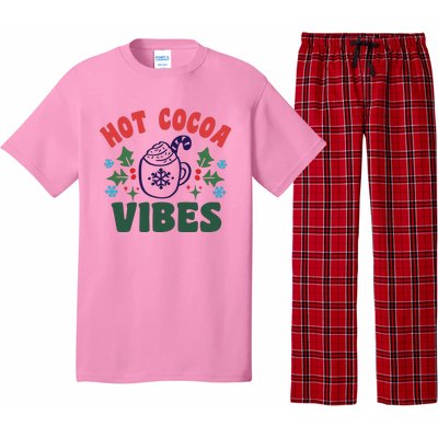 Cool Winter Christmas Hot Cocoa Vibes Pajama Set