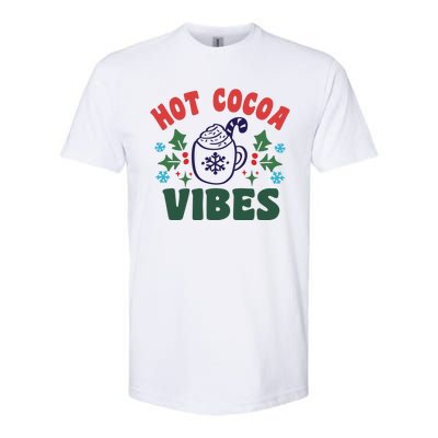 Cool Winter Christmas Hot Cocoa Vibes Softstyle CVC T-Shirt