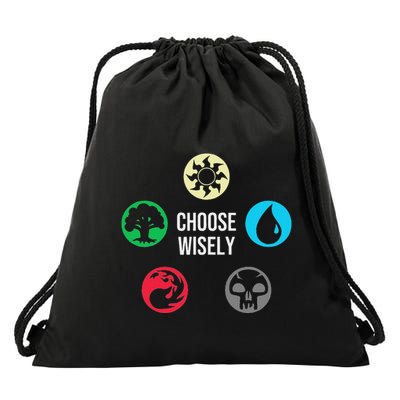 Choose Wisely Drawstring Bag