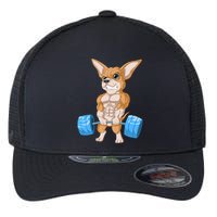 Chihuahua Weightlifting Flexfit Unipanel Trucker Cap