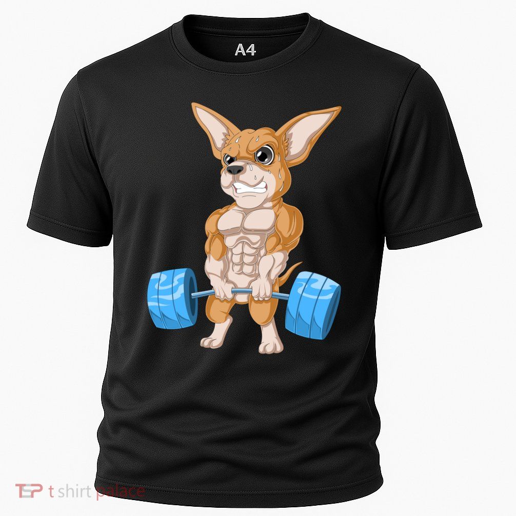 Chihuahua Weightlifting Performance Shirt