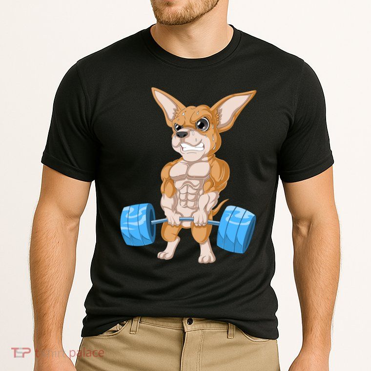Chihuahua Weightlifting Performance Shirt