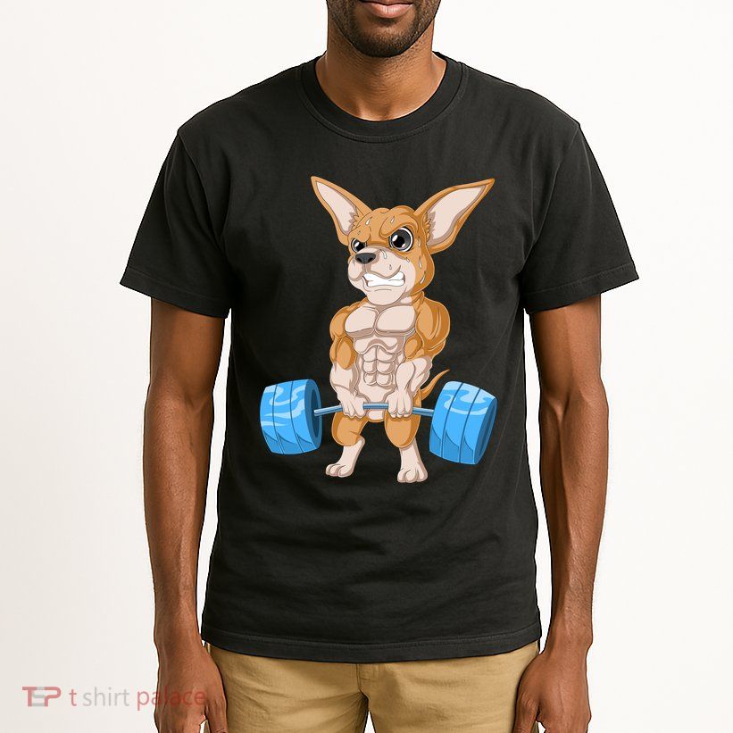 Chihuahua Weightlifting Tall T-Shirt