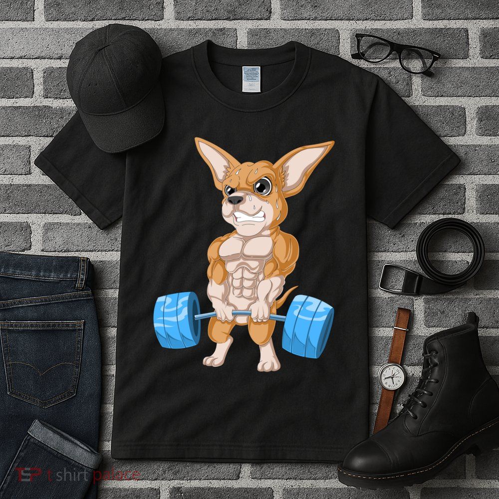 Chihuahua Weightlifting Tall T-Shirt