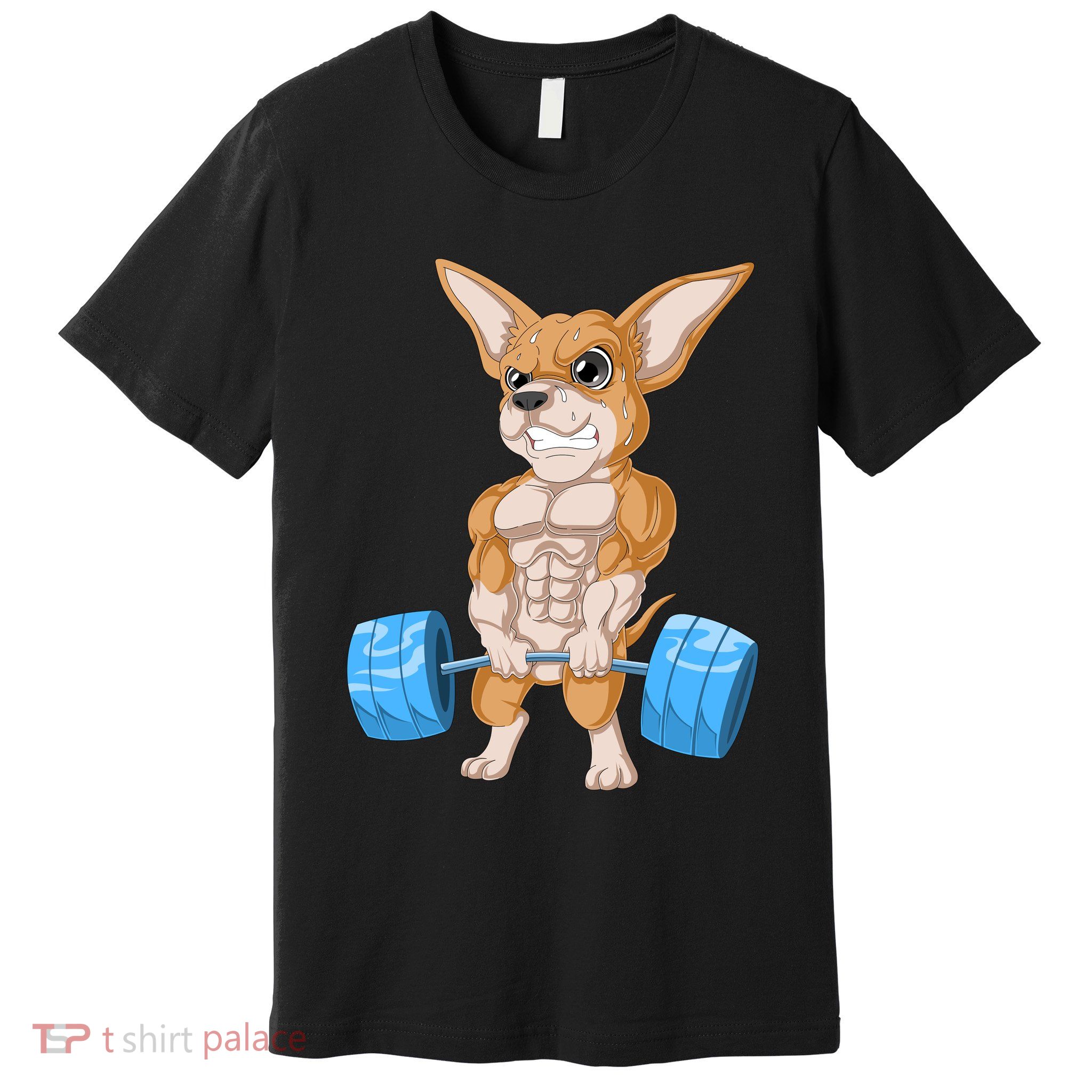 Chihuahua Weightlifting Premium T-Shirt