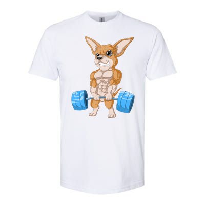 Chihuahua Weightlifting Softstyle® CVC T-Shirt